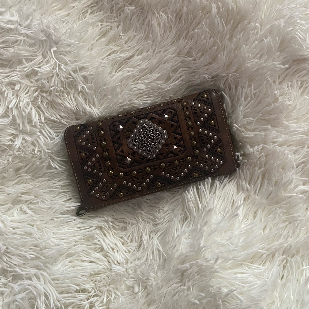 Montana West Studded Wallet New without Tags